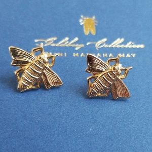 Goldbug Bee Stud Earrings